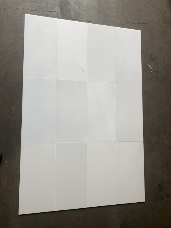 Thassos White Marble 12x24 Polished Tile 0