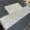 Bardiglio Gray 12x24 Split-Face Raked Marble Tile 3