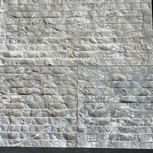 Bardiglio Gray 12x24 Split-Face Raked Marble Tile 0