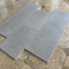 Graphite Antiqued Bushammered Chiseled Edge 16x24 Gray Limestone Tile 0