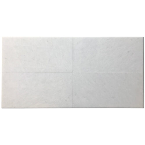 Polar White 12x24 Rectangle Honed Marble Tile 0