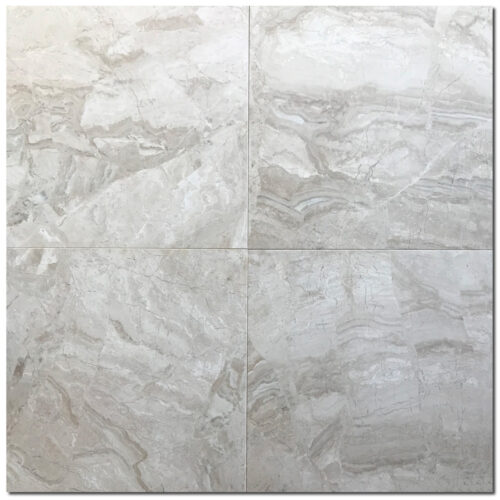 Breccia Bianco 18x18 Honed Marble Tile 0