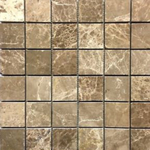 Emperador Light Polished Marble Mosaic 0