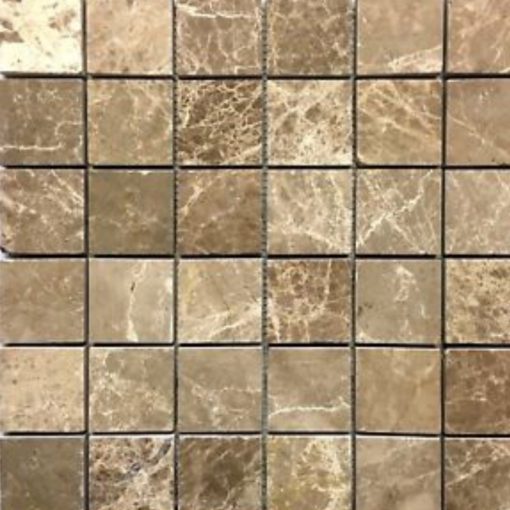 Emperador Light Polished Marble Mosaic 1