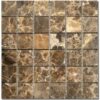 Emperador Dark Honed Marble Mosaic 1