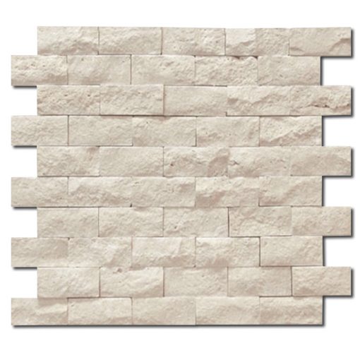 Durango Rectangle Split Face Travertine Mosaic 2