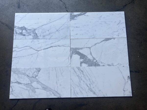 Calacatta Gold 12x24 Polished Marble Tile 2