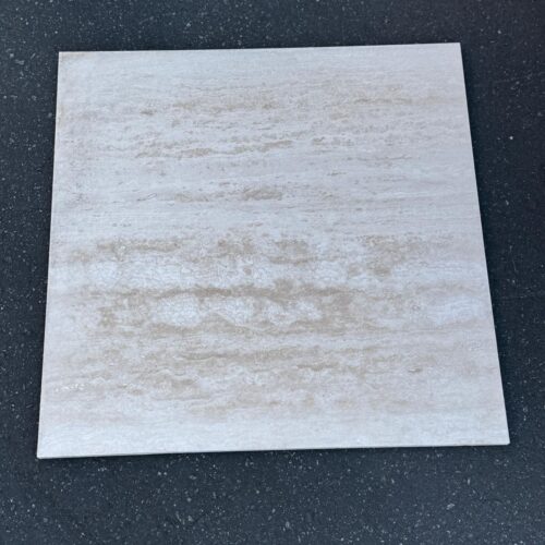 Ivory Vein Cut Honed 24x24 Travertine Tile