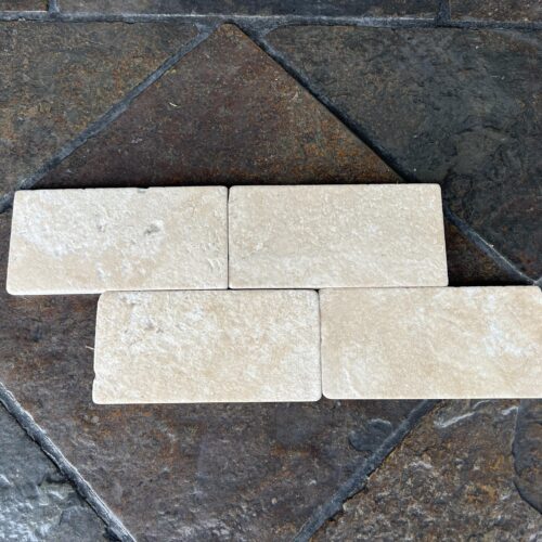 Durango 3x6 Tumbled Travertine Tile