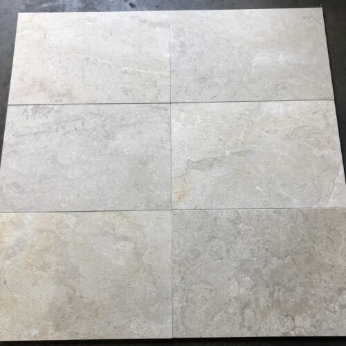 Golden Sand 16x24 Beige Rectangle Brushed Marble Tile 0