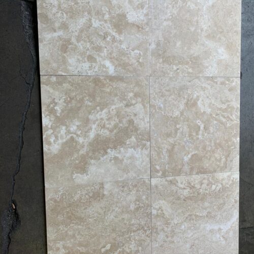 Durango 18x18 Filled & Honed Travertine Tile