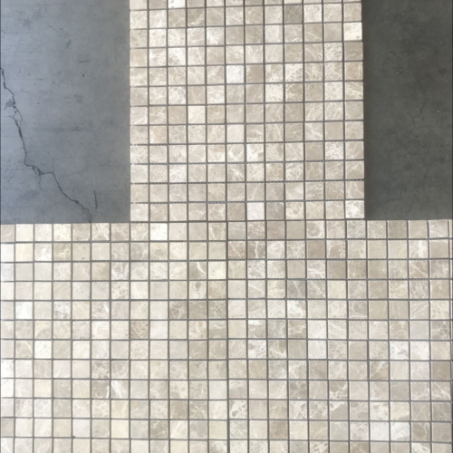 Emperador Light Polished Marble Mosaic