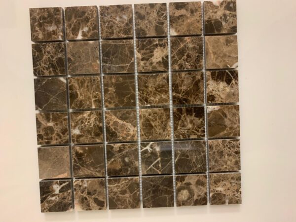 Emperador Dark Polished Marble Mosaic 2