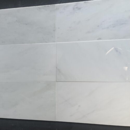 Oriental White 12x24 Polished Marble Tile 0