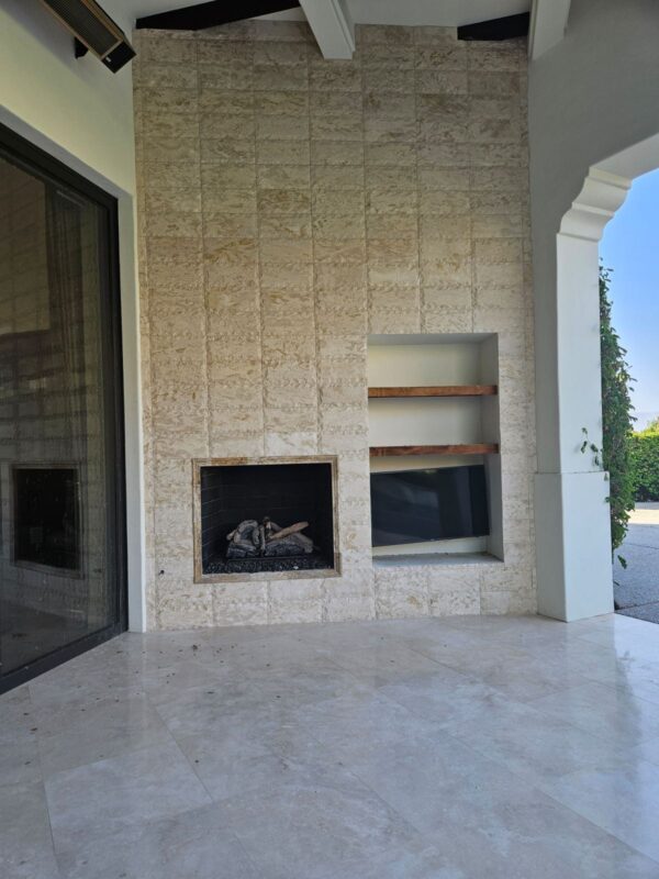 Shell Stone 8x18 Splitface Limestone Veneer 3