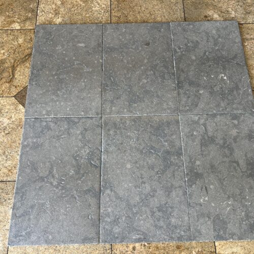 Caracas Blue 16x24 Antique Chiseled Edge Limestone Tile 0