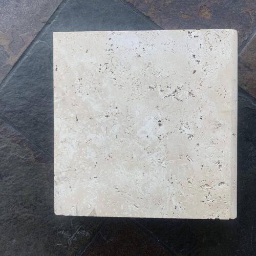 Ivory 12x12 Bullnose Travertine Pool Coping 0