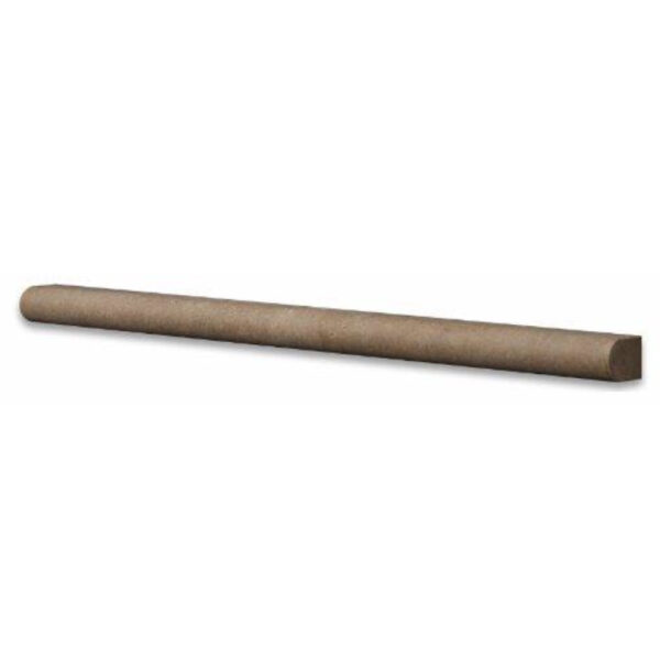 Noce Pencil 1/2x12 Travertine Trim 1