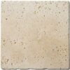 Ivory Tumbled 4x4 Travertine Tile 1