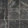 Nero Marquina 4x4 Black Tumbled Marble Tile 4