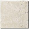 Ivory Tumbled 6x6 Travertine Tile 1