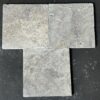 Silver Tumbled 6x6 Travertine Tile 2