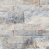 Silver 6x24 Travertine Ledger Panel 0