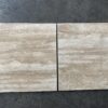 Ivory Vein-Cut Polished 12x12 Travertine Tile 1