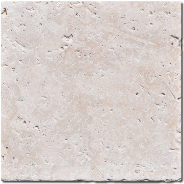 Ivory Tumbled 12x12 Travertine Tile 0