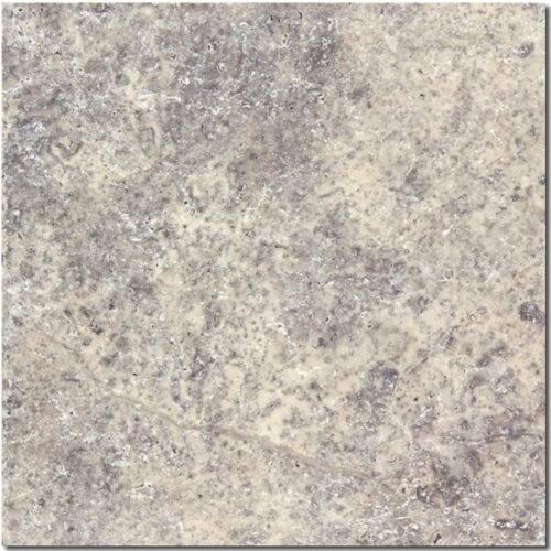 Silver Tumbled 12x12 Travertine Tile 0