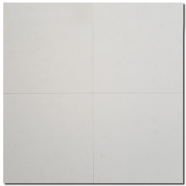 Euro White 12x12 Honed Limestone Tile 1