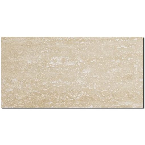 Ivory Vein-Cut Filled And Honed 12x24 and Travertine Tile 1