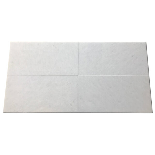 Polar White 12x24 Honed Marble Tile 2