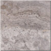 Silver Filled & Honed 18x18 Travertine Tile 0