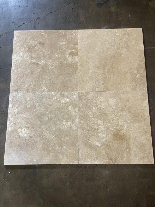 Walnut 18x18 Filled and Honed Travertine Tile 1