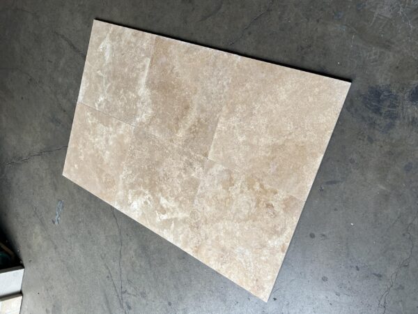 Walnut 18x18 Filled and Honed Travertine Tile 2