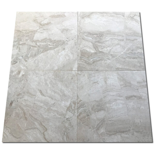 Breccia Bianco Honed 18x18 Marble Tile 1