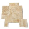 Walnut Pattern Tumbled Pavers Travertine Paver 2