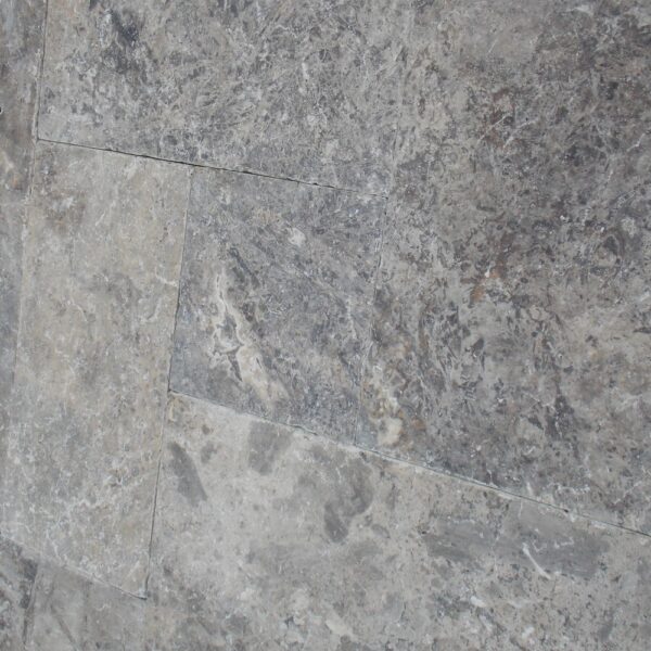 Silver Versailles Pavers Tumbled Pattern Travertine Paver 0