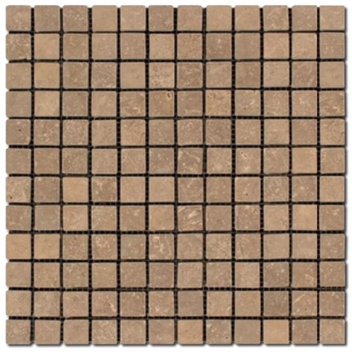 Noce Mosaic Tumbled Travertine 2