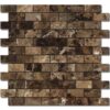 Emperador Dark Mosaic Polished Marble 1