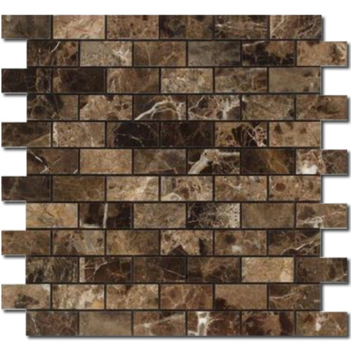 Emperador Dark Mosaic Polished Marble 0