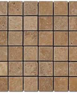 Noce Mosaic Tumbled Travertine 4