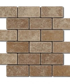 Noce Mosaic Tumbled Travertine 5