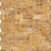 Golden Sienna Mosaic Yellow Splift-Face Travertine 4