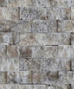 Silver Split Face Travertine Mosaic 5