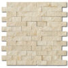 Botticino Split Face Marble Mosaic 0