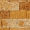 Golden Sienna Mosaic Splift-Face Travertine 4