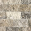 Silver Split Face Travertine Mosaic 1