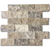 Silver Split Face Travertine Mosaic 3